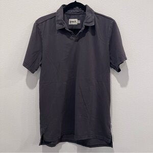Pact Men’s M 100% Organic Cotton Polo Shirt Gray Comfort Sustainable preppy